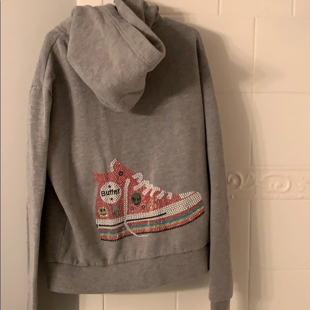 Butter bedazzled hoodie